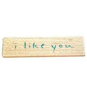 Hero Arts Vintage I Like You C3768 Mounted Rubber Stamp